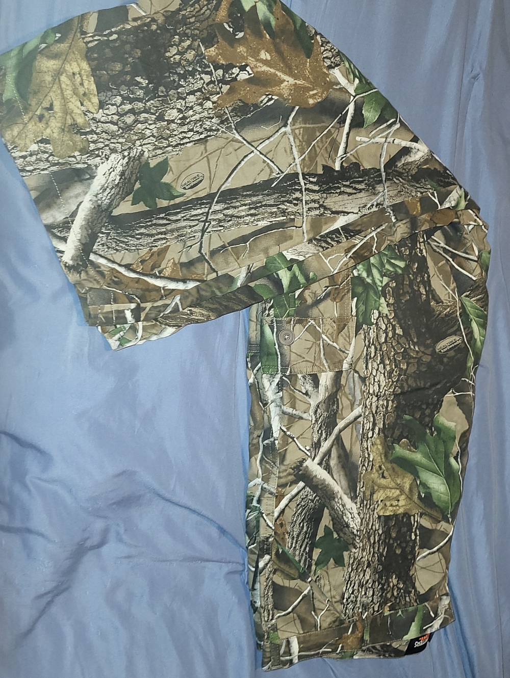 Mens Camo Cargo Bottoms - Green/Brown Realtree-Style